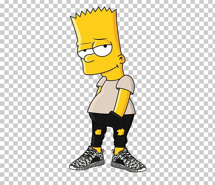 Bart Simpson Homer Simpson Lisa Simpson Marge Simpson Adidas Yeezy PNG, Clipart, Adidas, Art, Bart Simpson, Bart Simpson Supreme, Cartoon Free PNG Download