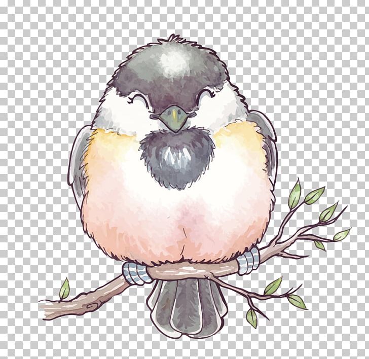 Bird Watercolor Painting PNG, Clipart, Bird Cage, Canvas, Cartoon, Deviantart, Happy Birthday Vector Images Free PNG Download