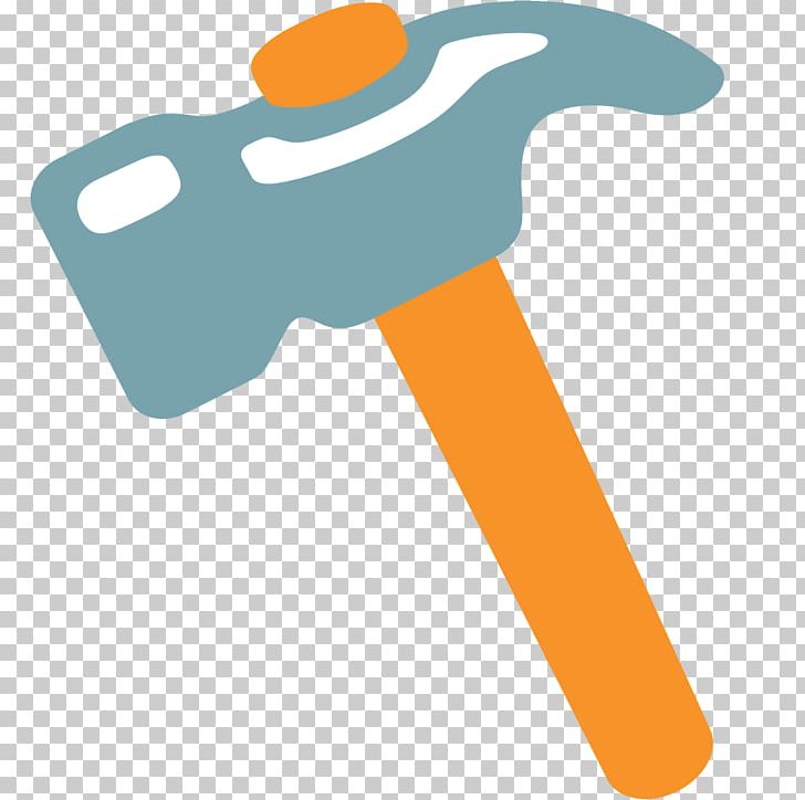 Emoji Hammer And Pick Unicode Android PNG, Clipart, Android, Angle, Emoji, Emojipedia, Hammer Free PNG Download