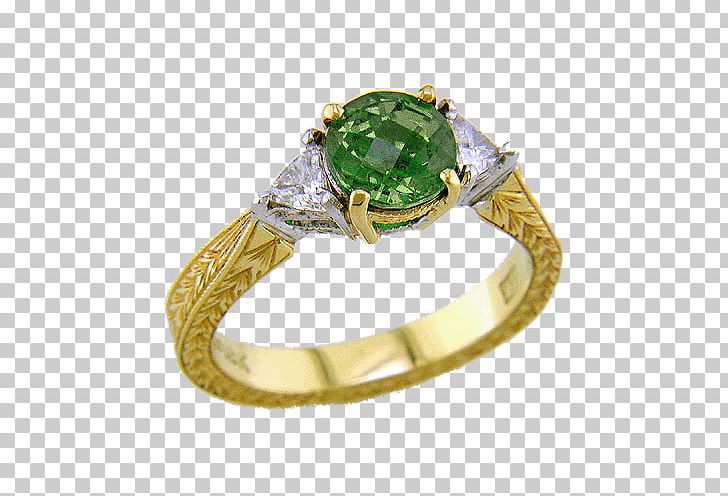 Emerald Ring Tsavorite Diamond Garnet PNG, Clipart, Colored Gold, Diamond, Emerald, Engraving, Fashion Accessory Free PNG Download