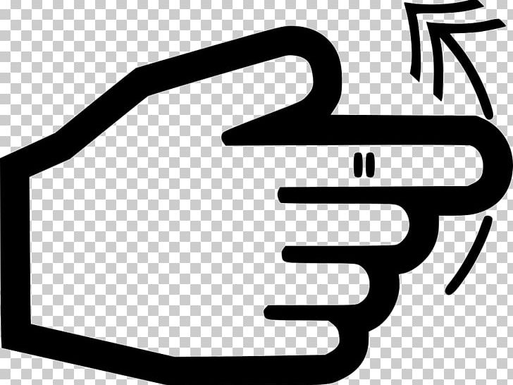 Finger Computer Icons Gesture PNG, Clipart, Area, Arrow, Black, Black And White, Brand Free PNG Download