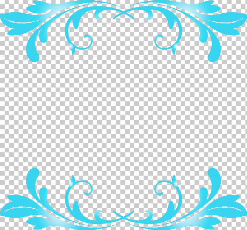 Aqua Turquoise Teal Ornament PNG, Clipart, Aqua, Classic Frame, Ornament, Paint, Teal Free PNG Download