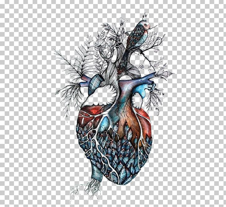 Drawing Southbound Heart Jeremy Poland Anatomy PNG, Clipart, Art, Broken Heart, Cd Baby, Color, Color Heart Free PNG Download