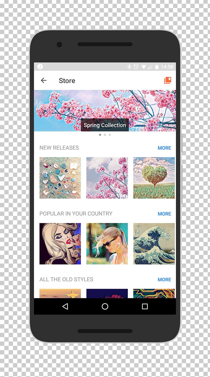 Feature Phone The Great Wave Off Kanagawa Smartphone Handheld Devices IPhone PNG