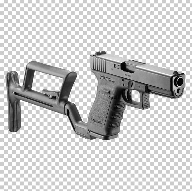 GLOCK 17 Telescoping Stock Pistol PNG, Clipart, Airsoft, Angle, Beretta 92, Carbine, Firearm Free PNG Download