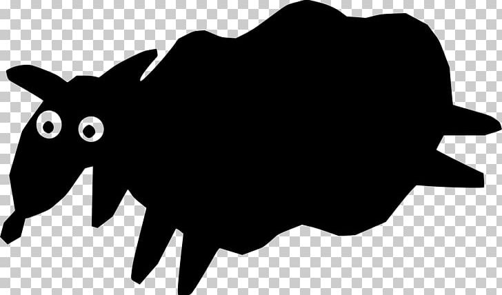 Sheep Cattle Canidae PNG, Clipart, Animals, Black, Black And White, Byte, Canidae Free PNG Download