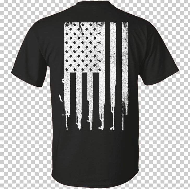T-shirt Hoodie Flag Of The United States PNG, Clipart, Active Shirt, Black, Brand, Clothing, Firearm Free PNG Download