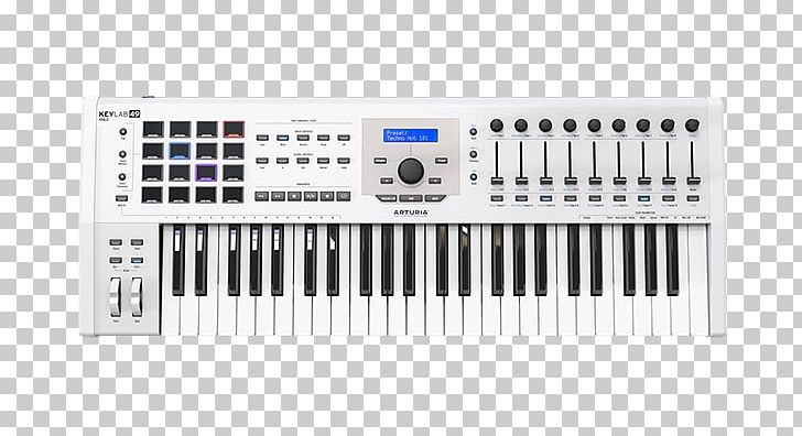 Arturia Keylab-MKII-49 MIDI Controllers MIDI Keyboard PNG, Clipart, Arturia Minilab Mkii, Controller, Digital Piano, Electronic, Midi Free PNG Download