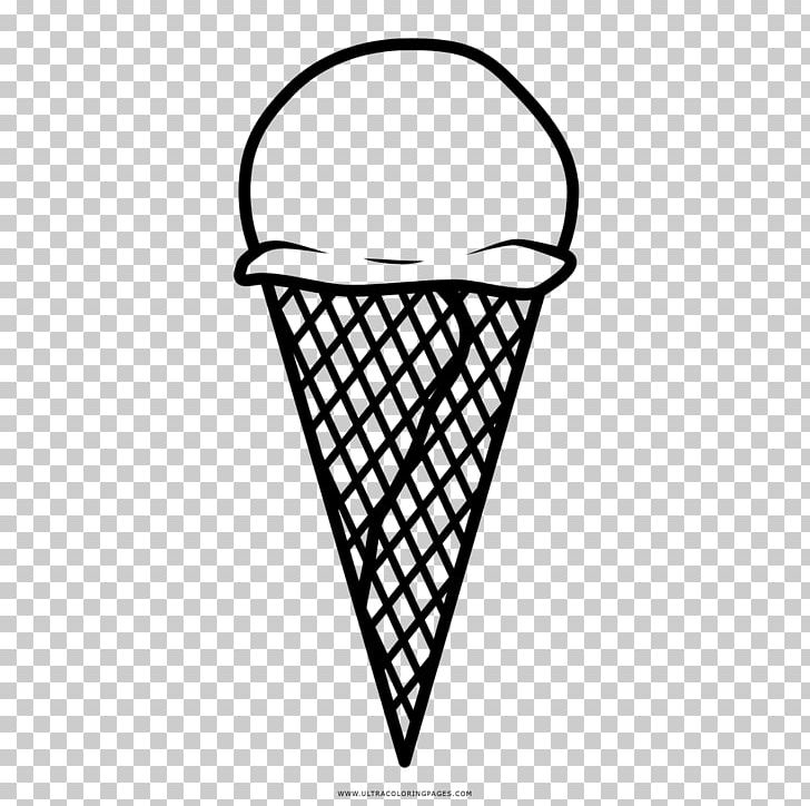 Ice Cream Cones Sorbet Drawing Waffle PNG, Clipart, Area, Black, Black And White, Color, Coloring Book Free PNG Download