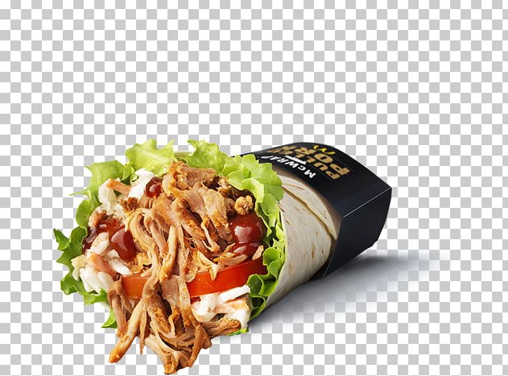 Wrap Pulled Pork Fast Food McDonald's Recipe PNG, Clipart,  Free PNG Download