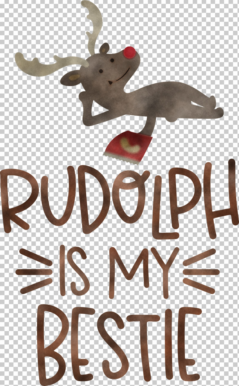Rudolph Is My Bestie Rudolph Deer PNG, Clipart, Biology, Christmas, Deer, Meter, Rudolph Free PNG Download