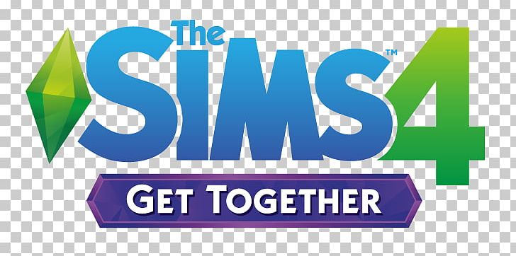 The Sims 4: Get Together The Sims 4: City Living Logo Electronic Arts PNG, Clipart, Area, Banner, Blue, Brand, Electronic Arts Free PNG Download