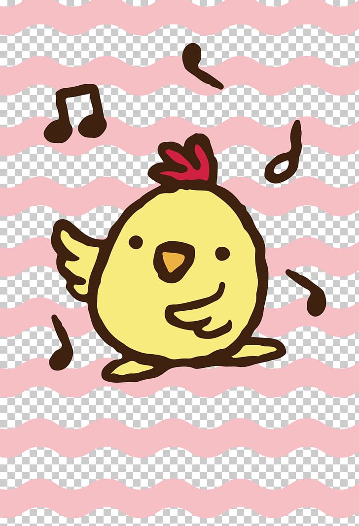 Chicken Meat Yellow Singing PNG, Clipart, Art, Caricature, Cartoon, Cartoon Animal, Cartoon Chicken Free PNG Download