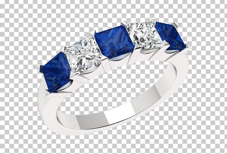 Sapphire Eternity Ring Princess Cut Diamond Cut PNG, Clipart, Blue, Brilliant, Cubic Zirconia, Cut, Diamond Free PNG Download
