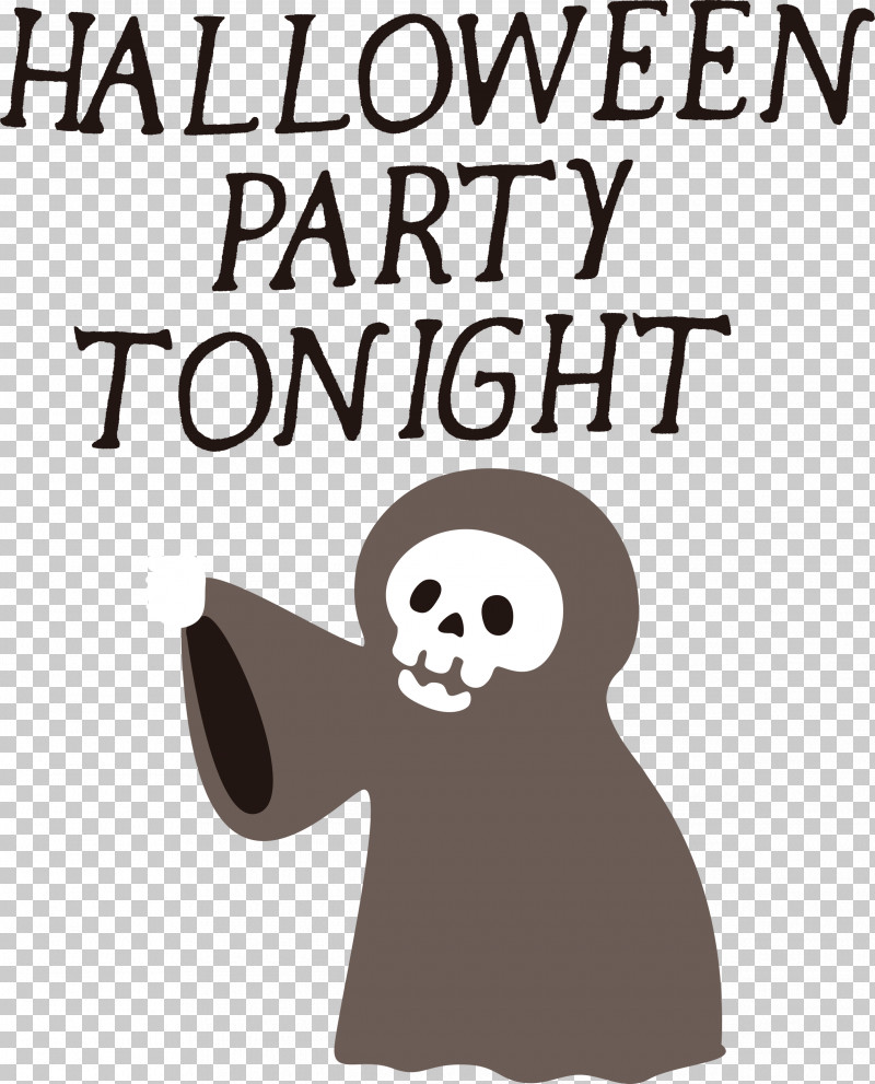 Halloween Halloween Party Tonight PNG, Clipart, Behavior, Cartoon, Character, Halloween, Happiness Free PNG Download