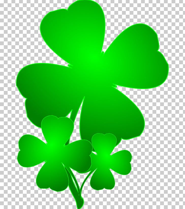 Saint Patrick's Day Shamrock Four-leaf Clover PNG, Clipart, Clip Art, Clover, Flower, Flowering Plant, Four Leaf Clover Free PNG Download