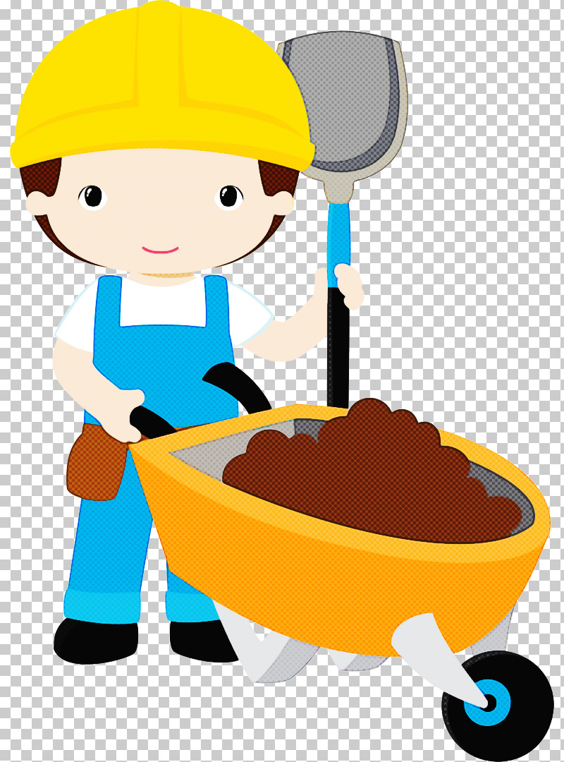 Cartoon Construction Worker Shovel Play Ladle PNG, Clipart, Cartoon, Construction Worker, Ladle, Play, Shovel Free PNG Download