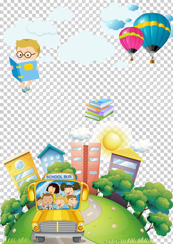 Cartoon Stock Photography Illustration PNG, Clipart, Balloon, Beautiful, Building, Child, Children Free PNG Download