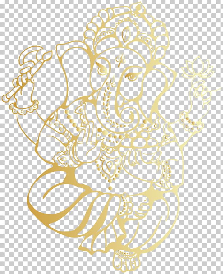Ganesha Hinduism PNG, Clipart, Aarti, Area, Art, Black And White, Circle Free PNG Download