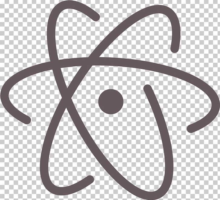 Atom Scalable Graphics Text Editor PNG, Clipart, Atom, Auto Part, Black And White, Circle, Computer Icons Free PNG Download