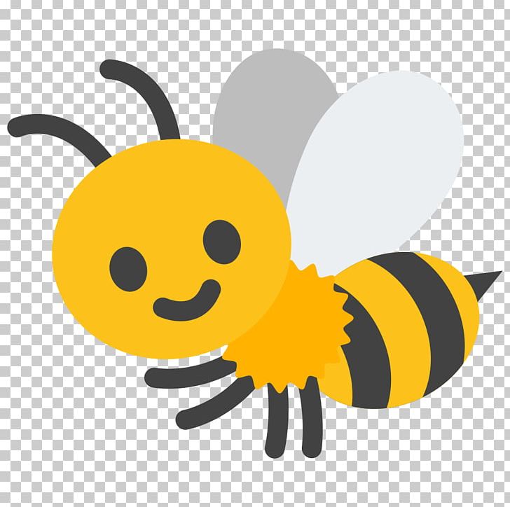 Bee Emojipedia Android IPhone PNG, Clipart, Android, Apple Color Emoji, Bee, Cartoon, Emoji Free PNG Download