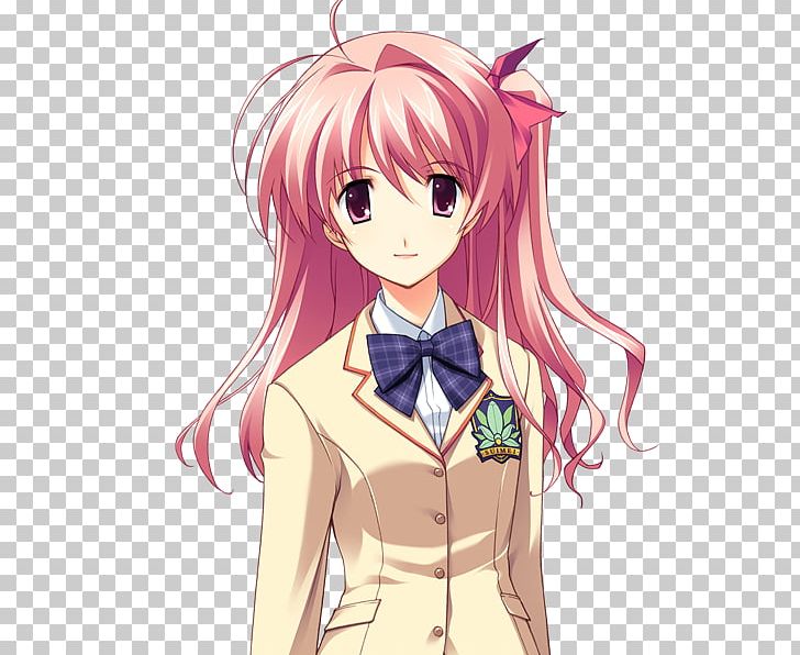 Chaos;Head Love Chu Chu! Rimi Sakihata Anime Long Hair PNG, Clipart, Anime, Artwork, Black Hair, Brown Hair, Cartoon Free PNG Download