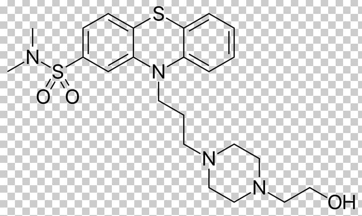 Pipotiazine Chlorpromazine Pharmaceutical Drug Antipsychotic Phenothiazine PNG, Clipart, Angle, Auto Part, Black And White, Chlorpromazine, Hand Free PNG Download