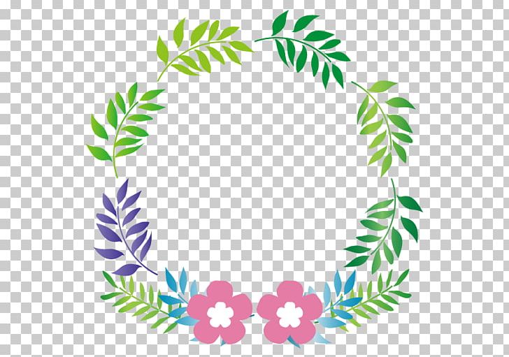 Spring Leaf Flower Frame. PNG, Clipart, Area, Branch, Branching, Circle, Flora Free PNG Download