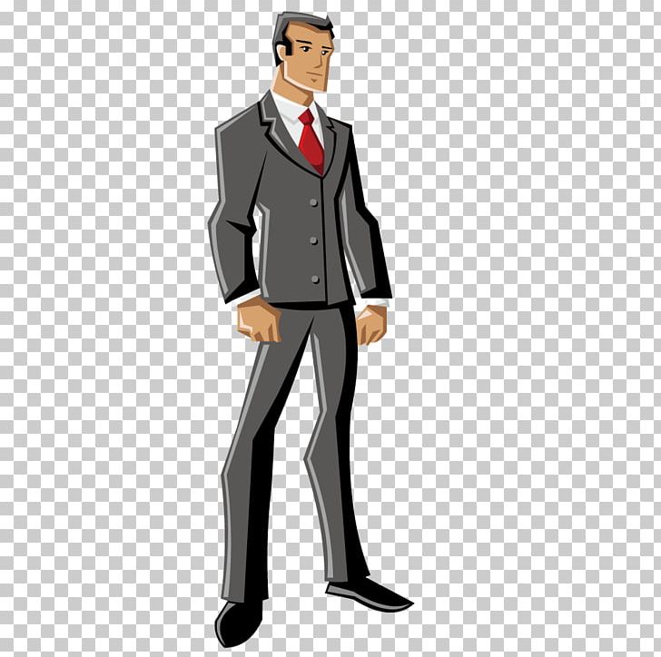 Cartoon Businessperson Character Illustration PNG, Clipart, Business, Business Man, Encapsulated Postscript, Formal Wear, Gentleman Free PNG Download
