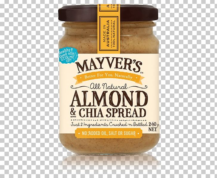 Organic Food Spread Almond Chia Seed PNG, Clipart, Almond, Almond Butter, Butter, Cashew, Chia Seed Free PNG Download