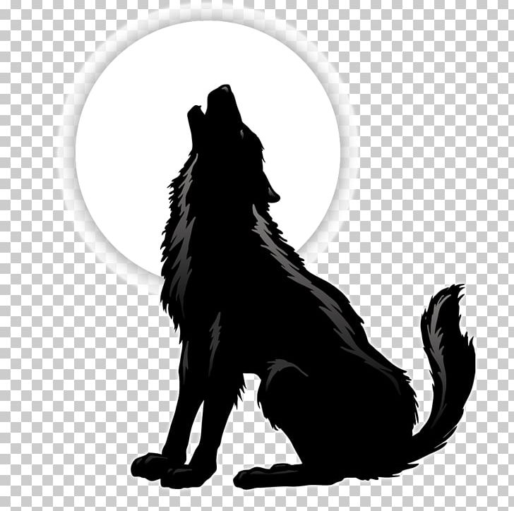 Gray Wolf Coyote Silhouette PNG, Clipart, Animal, Animals, Aullido, Black, Black And White Free PNG Download