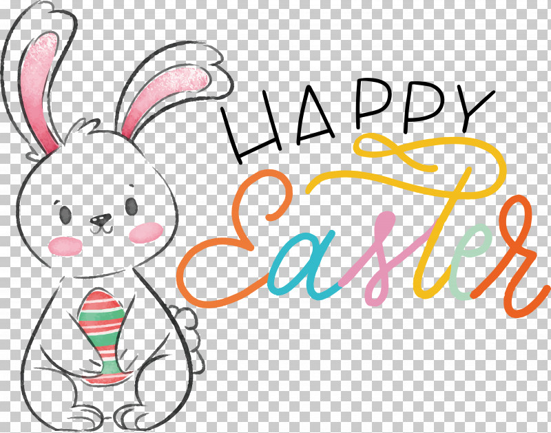 Easter Bunny PNG, Clipart, Cartoon, Easter Bunny, Flower, Happiness, Meter Free PNG Download