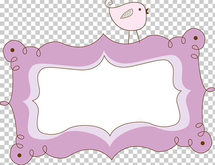 Pink Bird Border Creative Design Diagram PNG, Clipart, Animal, Animals, Border, Border Frame, Border Texture Free PNG Download