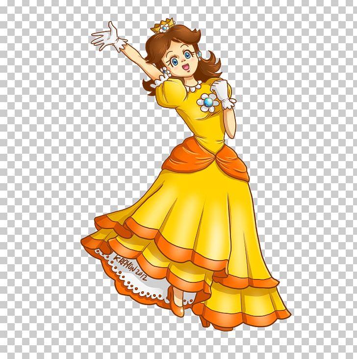 Princess Daisy Princess Peach Mario Bros. Super Mario Land PNG, Clipart, Art, Chibi, Costume Design, Drawing, Fictional Character Free PNG Download