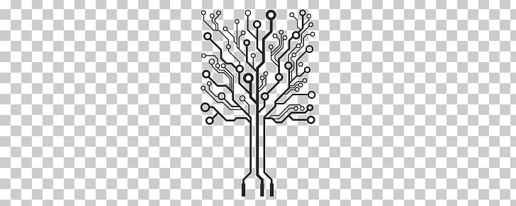 Printed Circuit Board Electronic Circuit Integrated Circuits & Chips Electronics PNG, Clipart, Angle, Black And White, Branch, Circle, Computer Free PNG Download