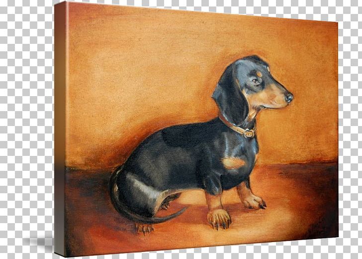 Dachshund Puppy Dog Breed Scent Hound Painting PNG, Clipart, Animals, Art, Breed, Canvas, Carnivoran Free PNG Download