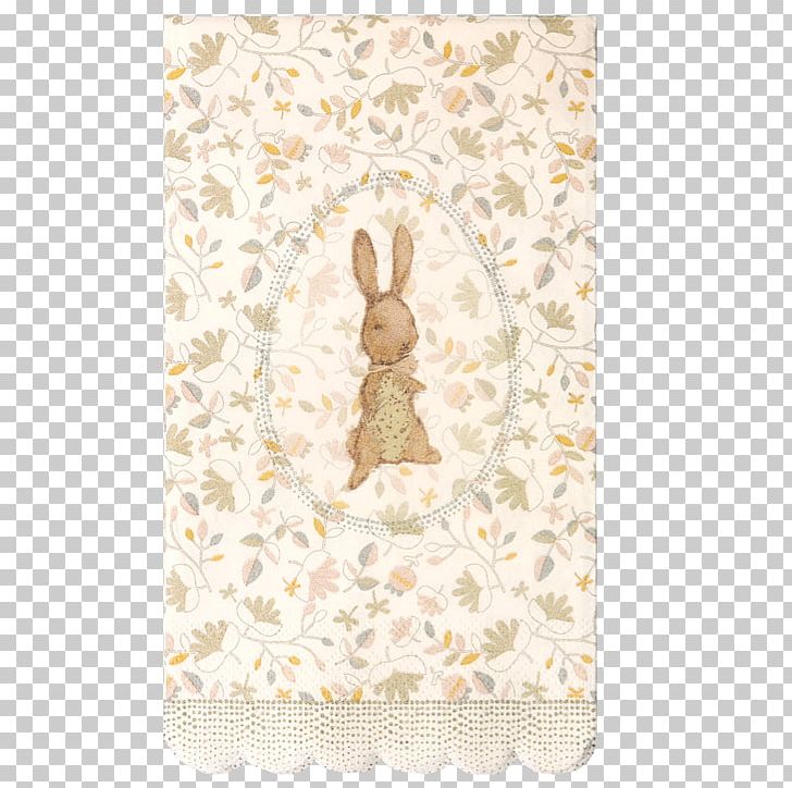 Cloth Napkins Rabbit Paper Servilleta De Papel Easter Bunny PNG, Clipart, Animals, Beige, Brown Bunny, Bunny, Cloth Napkins Free PNG Download