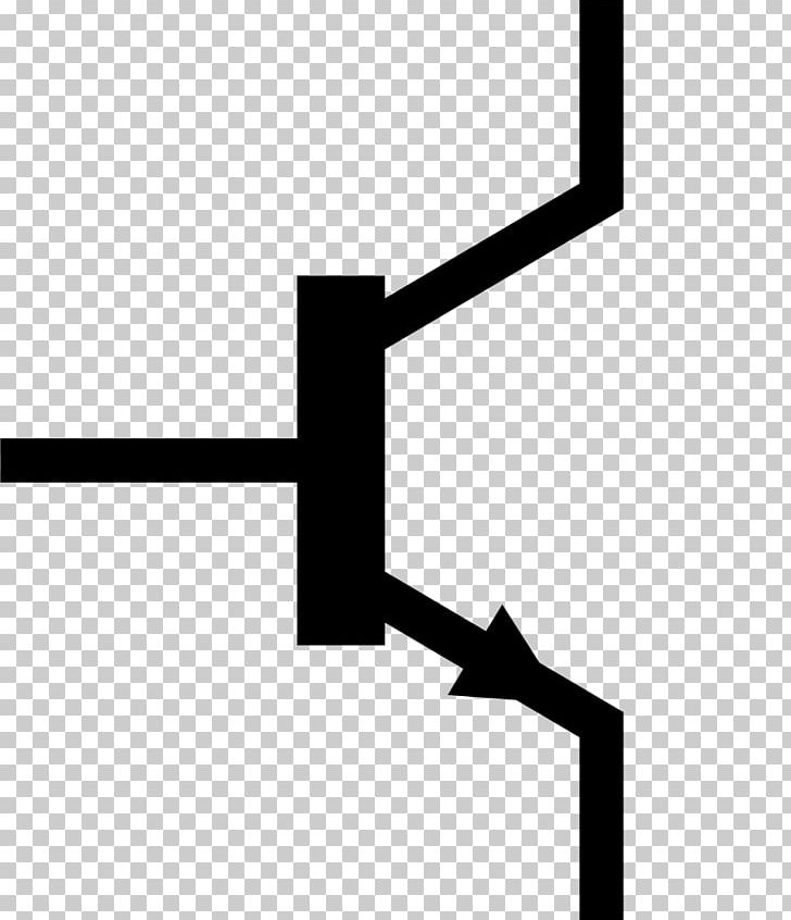 Electronic Symbol Bipolar Junction Transistor Electronic Circuit NPN PNG, Clipart, Angle, Bipolar Junction Transistor, Black, Black And White, Circuit Diagram Free PNG Download