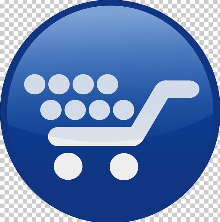 Shopping Cart Blue PNG, Clipart, Area, Bag, Blue, Circle, Computer Icons Free PNG Download
