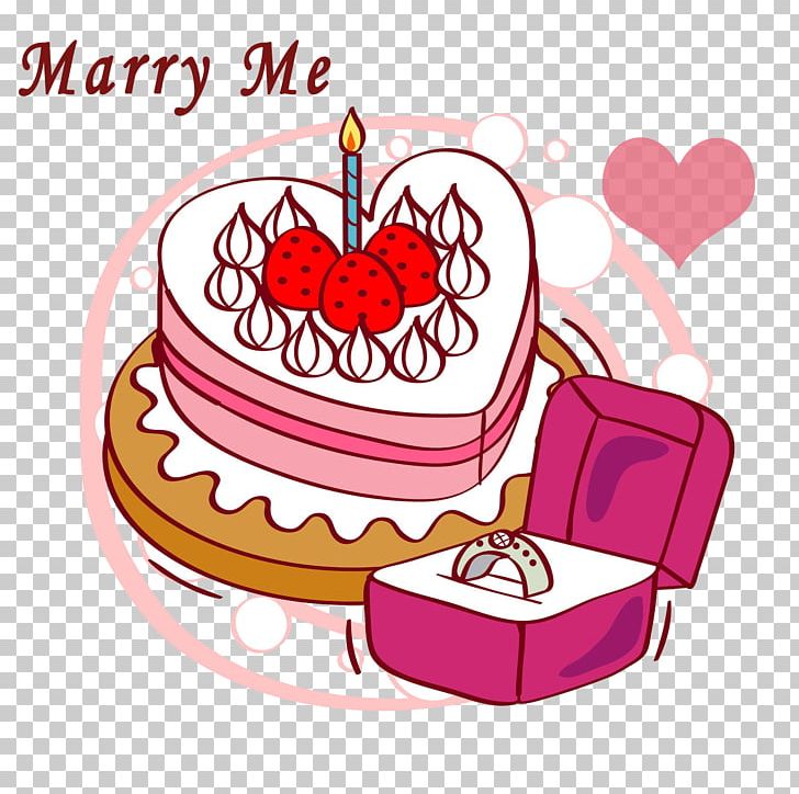 Birthday Cake Engagement Ring Wedding Ring Illustration PNG, Clipart, Baked Goods, Birthday Cake, Cake, Cake Decorating, Cream Free PNG Download