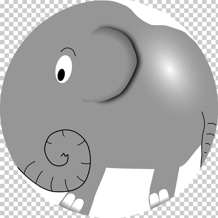 Asian Elephant Cartoon PNG, Clipart, African Elephant, Animation, Asian Elephant, Black And White, Carnivoran Free PNG Download