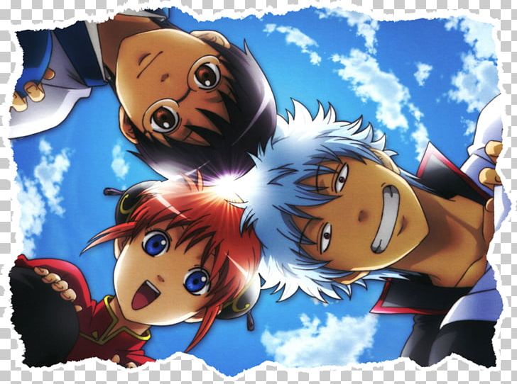 Gintoki Sakata Kagura Shimura Shinpachi Okita Sougo Gin Tama PNG, Clipart, Anime, Art, Cartoon, Computer Wallpaper, Fan Art Free PNG Download