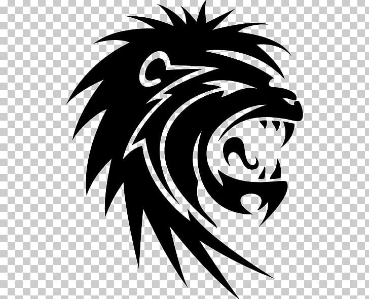 Sticker Lion Paper Decal Tiger PNG, Clipart, Animals, Art, Artwork, Black, Black And White Free PNG Download