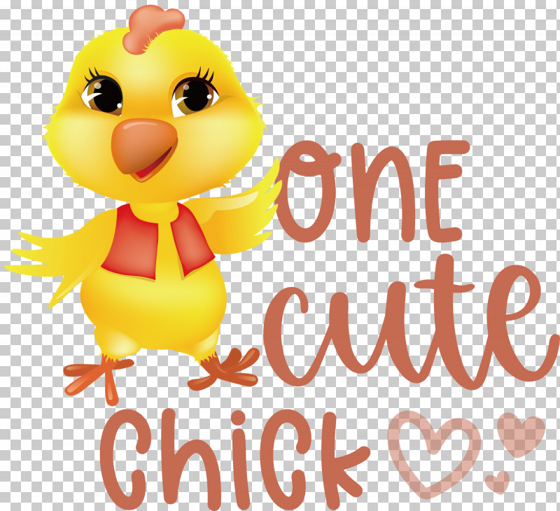One Cute Chick Easter Day Happy Easter PNG, Clipart, Beak, Birds, Cartoon, Ducks, Easter Day Free PNG Download