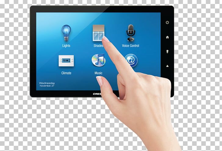 Computer Monitors Touchscreen Handheld Devices Crestron Electronics Crestron TSW-1050 Smooth White PNG, Clipart, Communication, Computer, Computer Accessory, Display Device, Electronic Device Free PNG Download