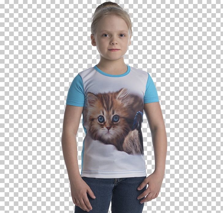 Kitten T-shirt Cat Shoulder Sleeve PNG, Clipart,  Free PNG Download