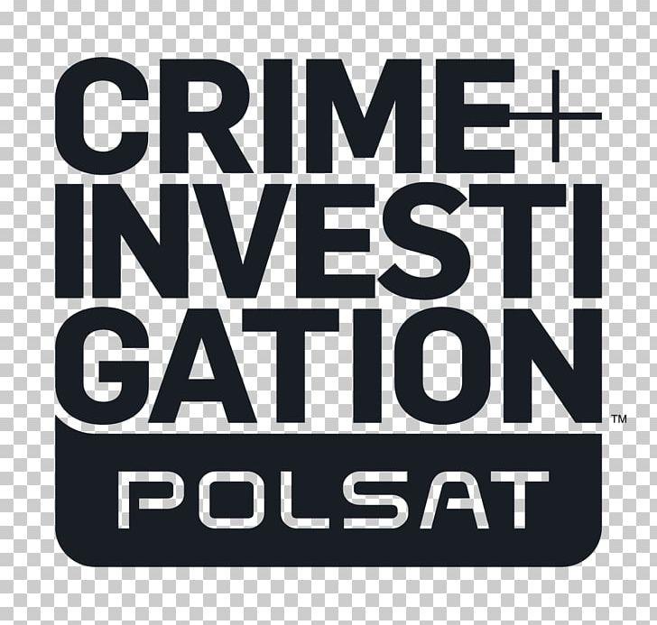 Logo Crime+Investigation Polsat HD Crime & Investigation Polsat Sport PNG, Clipart, Area, Black And White, Brand, Highdefinition Television, Line Free PNG Download