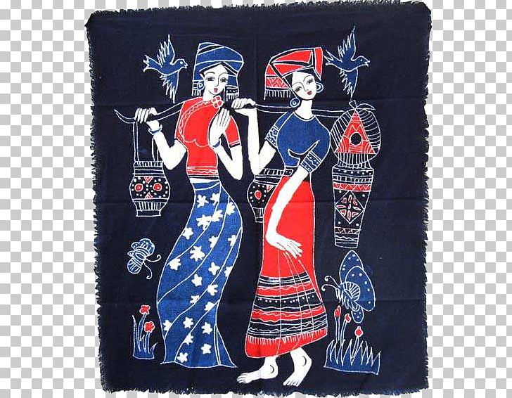 Batik Miao People Embroidery Textile PNG, Clipart, Batik Decoration, Blue, Costume, Costume Design, Craft Free PNG Download