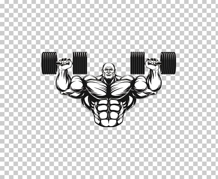 Bodybuilding Fitness Centre Dumbbell Muscle Exercise PNG, Clipart, Angle, Arm, Black, Black And White, Bodybuilder Free PNG Download