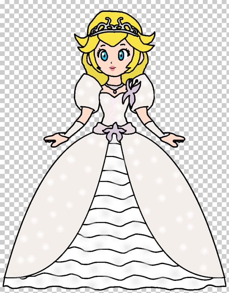 princess peach white dress